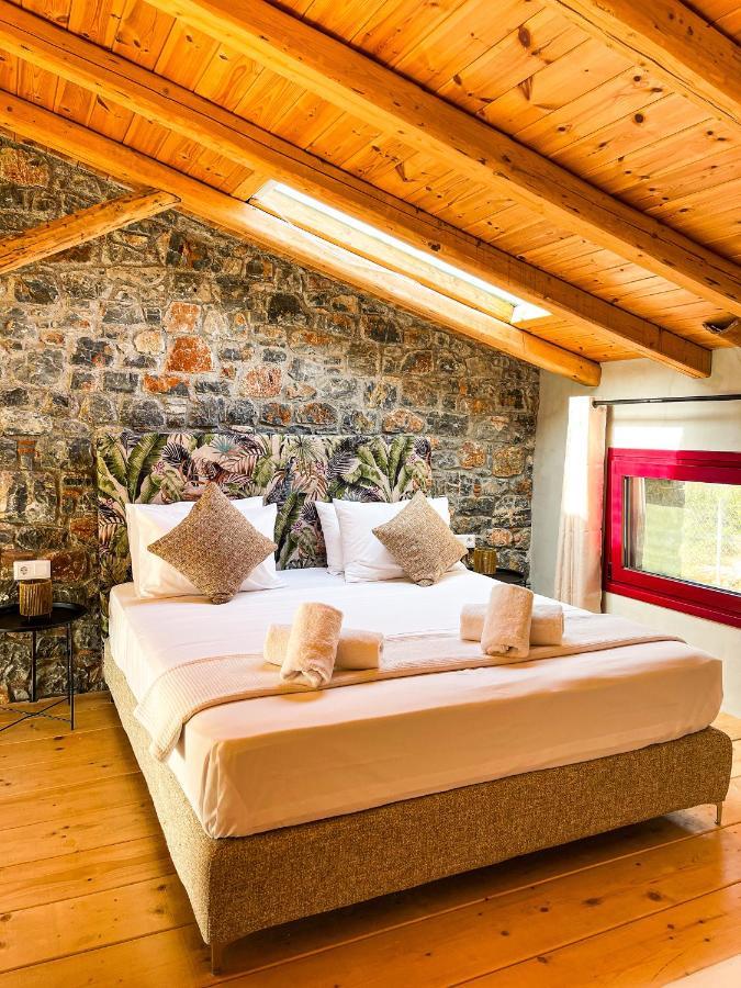 Modern Stone Villas With Swimming Pool Aliveri Ngoại thất bức ảnh