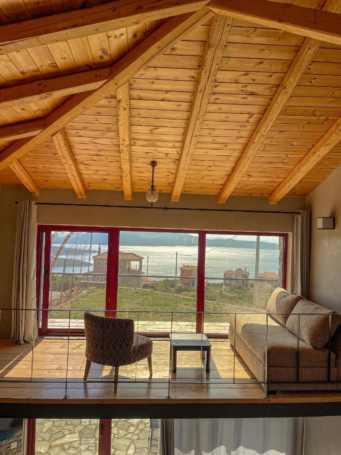 Modern Stone Villas With Swimming Pool Aliveri Ngoại thất bức ảnh